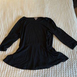 J Jill Stretch Peplum Blouse